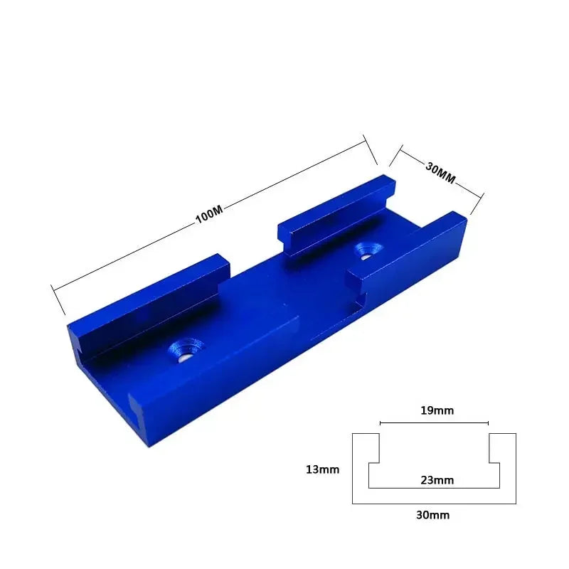 T-Track Cross Connector T-Slot Connection Universal Woodworking 30 Type Cross Slide Slot Woodwork Table Saw Miter Track Chute