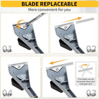 Allsome 1pc Scraper Premium Ergonomic Carbide Scraper 2-1/2In Paint Scraper Tool for Paint Wood Glue Resin Stains
