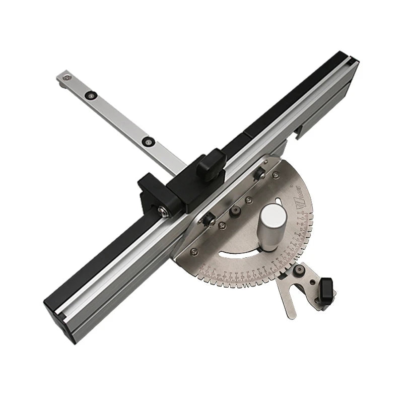 WNew  Miter Gauge Fence With Track Stop Table Saw Router Woodworking Bench Tools Diy For Cutting Carpentry Squares Hand Tools