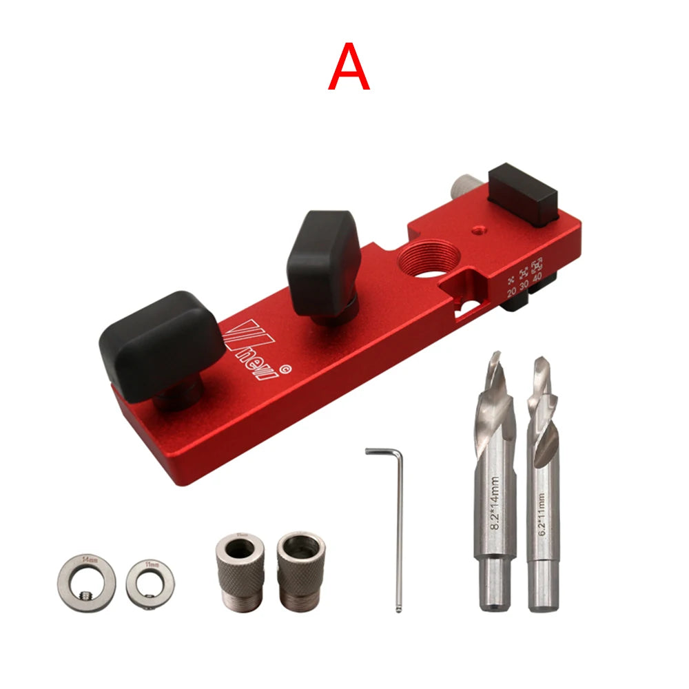 Aluminum Profile Drill Guide Punch Locator, Single Hole Profile Drill for 2020 3030 4040 2040 Profiles Punching Drilling Tool