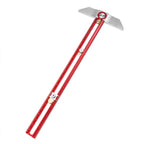 Équerre en T HONGDUI MT-2465 PRO, outil de traçage et de marquage pour alliage d'aluminium, gabarit de positionnement des trous