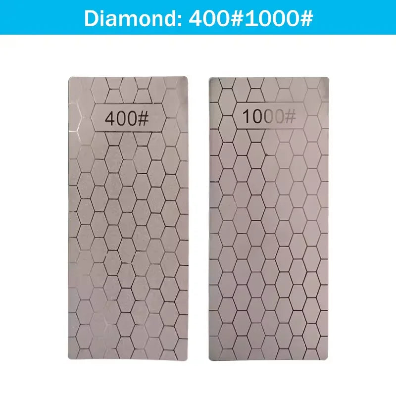 Diamond Sharpening Stone Set Angle Guide Kitchen Knife Sharpening System Tool Household Profession Knife Sharpener Whetstone