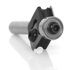 Fraise à angle oblique de 45° avec queue de 8 mm et roulement, pour le fraisage et la sculpture sur bois, outils de menuiserie, fraise à arrondir les angles 