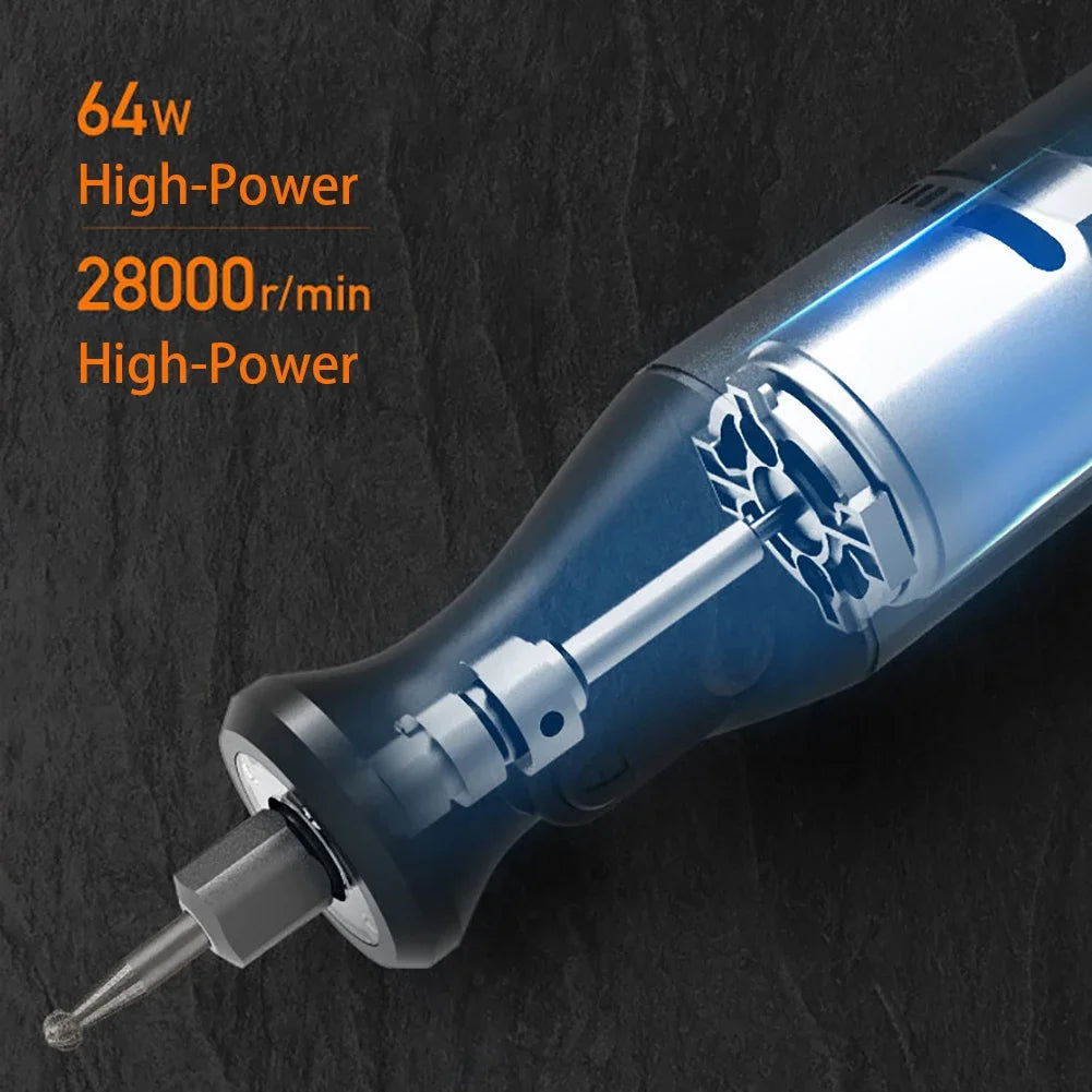 Perceuse-polisseuse sans fil Worx 8V Rotary WX750 WX106, chargeur USB, vitesse variable, embouts 