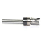 Bearing Router Bit Spiral End Mill Woodworking Tool Carbide Tipped Flush Trim Plunge emplate Upper Bearing Ultra-Perfomance
