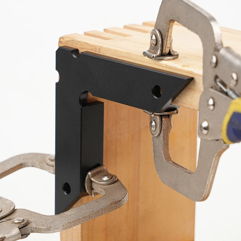 2PCS Right Angle Clamps Right Angle Clamps 90 Degree Positioner Squares Woodworking Aluminium Alloy 90-degree Angle Positioner