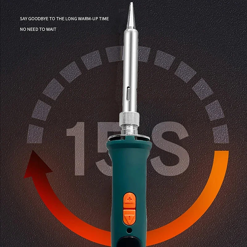 Electric Soldering Iron 220V 120W Soldering Iron Repair Soldering Tool Set LED Digital Display Adjustable Temperature 200-600℃