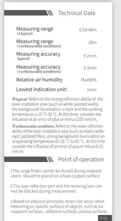 Télémètre laser AtuMan DUKA original 25/40 m LS-P/LS-1, chargeur USB portable, télémètre laser de haute précision