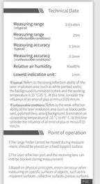 Télémètre laser AtuMan DUKA original 25/40 m LS-P/LS-1, chargeur USB portable, télémètre laser de haute précision