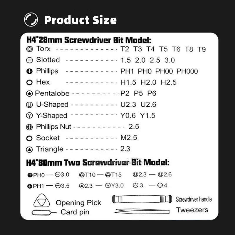 Hochwertiges 39-in-1-Schraubendreher-Set mit verstellbarem Schraubenkopf und magnetischer Schraube für Computer- und Handy-Reparaturen 