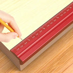 Règle en V en aluminium de précision pour le traçage, 6/8/12/20 pouces, fabriquée à la main, pour le traçage d'angles parallèles, outil de traçage pour le travail du bois et la mesure verticale.