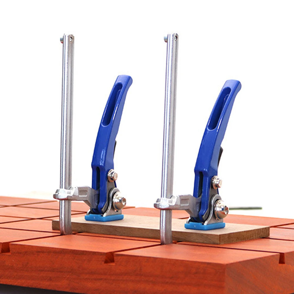 Quick F Clamp Ratchet Dovetail Clamp for MFT and Guide Rail System Hand 4-Degree by 1/2" Dovetail Woodworking Track Tools