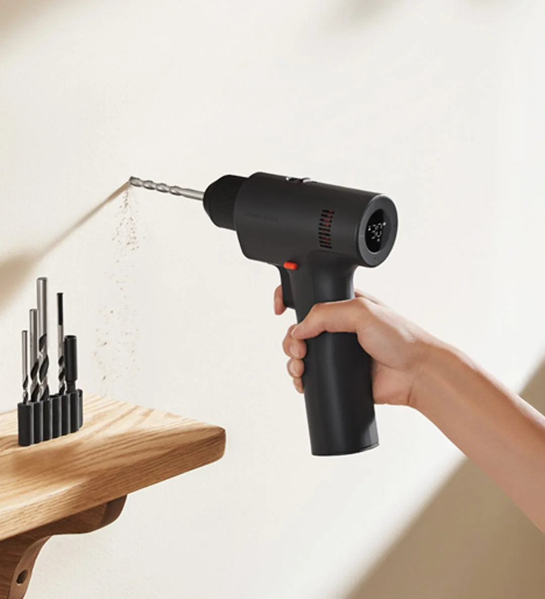 Brushless Electric Drill 2 Smart Home Power Tool Type-C Rechargeable Multi-functional Cordless Drill Screwdriver CN