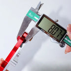 Gabarit de poinçonnage pour poignée de tiroir en alliage d'aluminium, plaque de positionnement à fentes 2 en 1 pour le travail du bois, outils auxiliaires de coupe pratiques pour le bois 