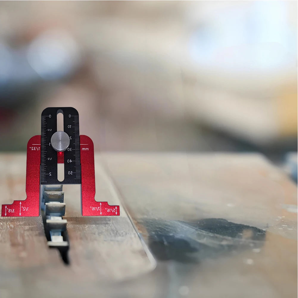 1pc Woodworking Height Gauge Adjustable Angles For Table Saw Circular Saw Routers Depth Height Gauge Accessories
