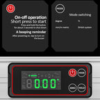 Digital Protractor Angle Finder Inclinometer Magnets Level Angle Slope 0-90 °Electronic Level Ruler  20-50MM with LED Display