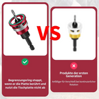 A03F-Wood Countersink Drill Bit Set 6-Piece Including Depth Stop Precision For Woodworking Drills