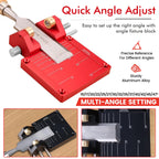 2025 New Professional Sharpening Jig for Woodworking, Fixed Angle Guide with Tungsten Rod for Chisels & Plane Irons,DIY Tool Kit