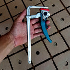 Handle Quick Ratchet Track Clamp Woodworking Tools for Festo Makita Dewalt Metabo Einhell Guide Rail Cyan Ratchet Track Clamp