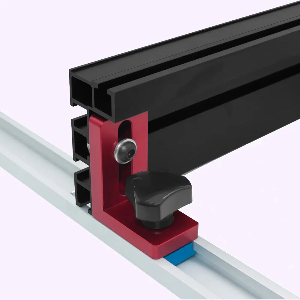 Holzbearbeitungs-Tischanschlag 60-80 cm System mit T-Nuten, Zubehör, Anschlag, Laser, passend für tragbare Tisch-Bandsägen, Vorrichtung, DIY-Werkzeugset