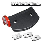 Rabot manuel pour le placage de chants, le rabotage d'angles et de chants, outil d'ébavurage pour le chanfreinage et le détourage des chants et des chants, racloir à congés et outils d'ébavurage pour planches