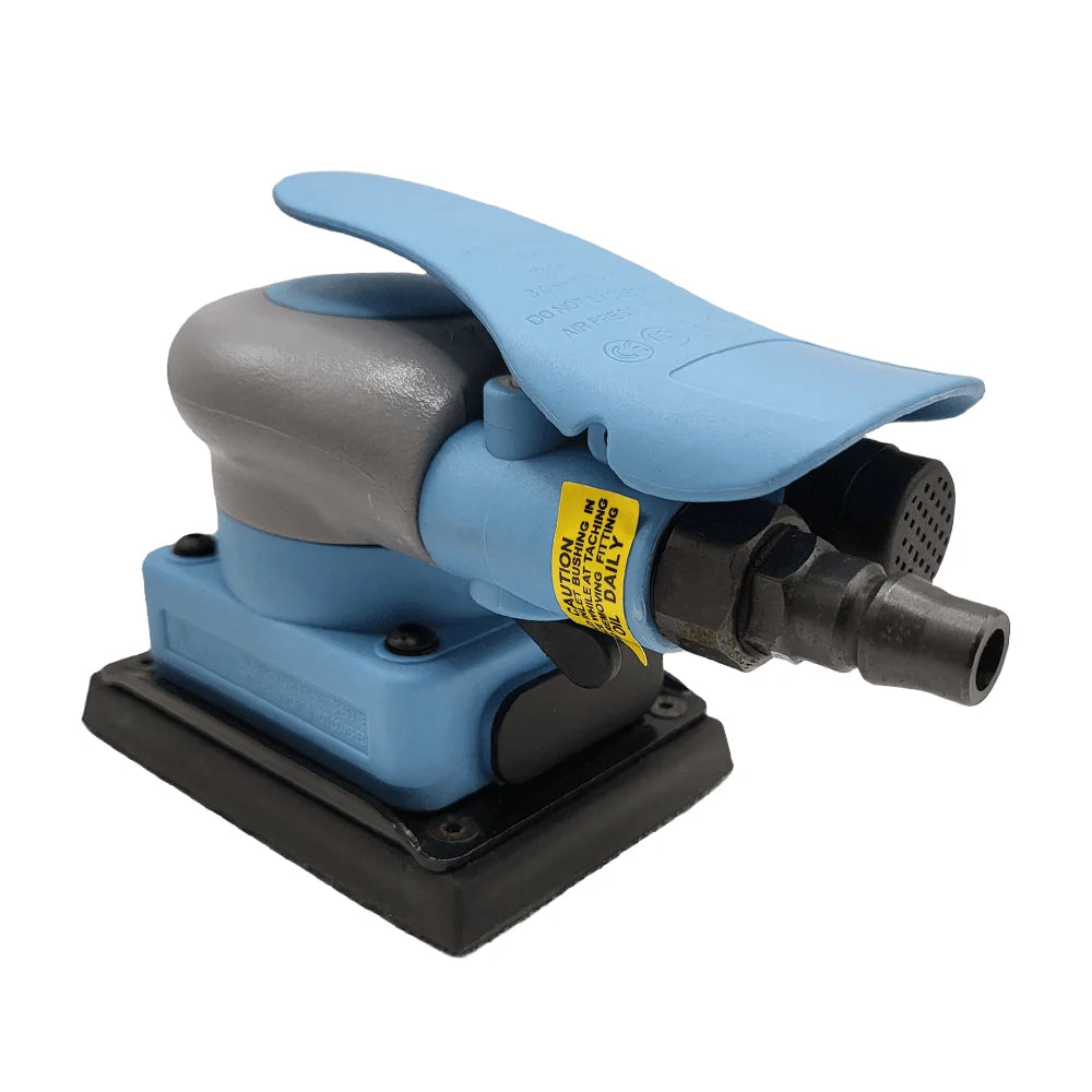 Professional 12000 rpm track air sander 75 * 100mm body scratch removal air track pneumatic sander