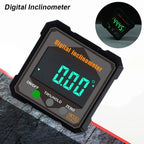 1Pcs Multifunctional Digital Inclinometer Electronic Magnetlc 360-degree Measurement Digital Angle Finder High Accuracy