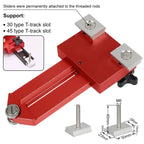 90/140mm Extended Thin Rip Jig, Table Saw Jig Guide, Saw Locator, for Repeat Narrow Strip Cuts Works, with Table Saw Router Band