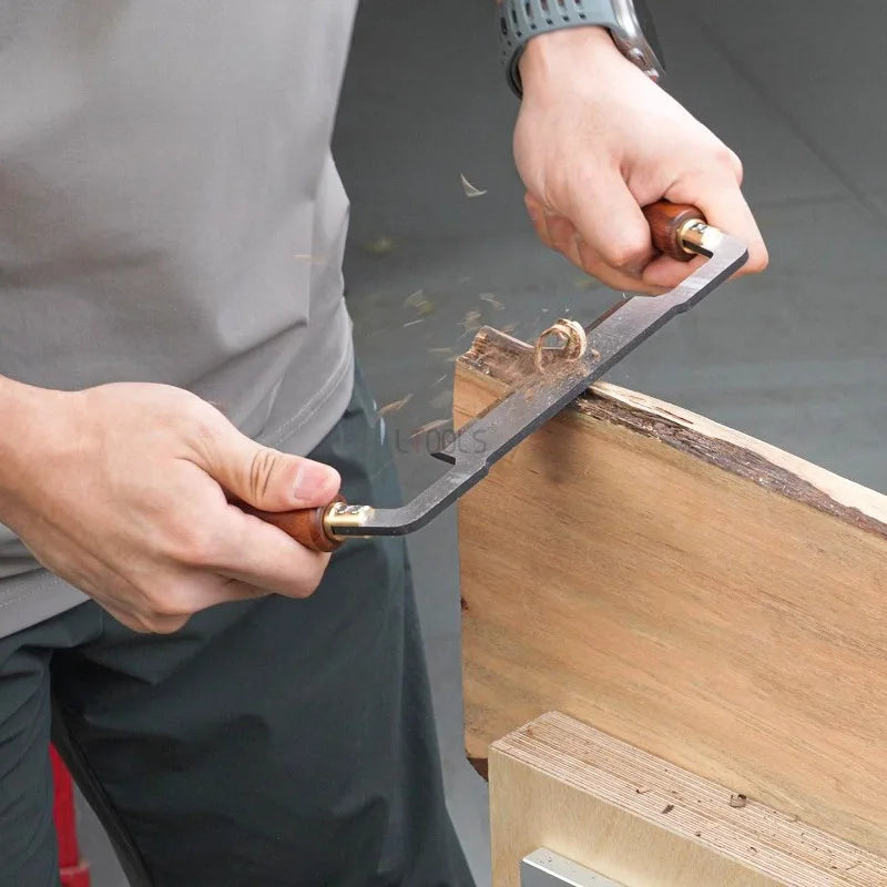 Tree Peeling Knife Carpenter Edge Trimming HSS Straight Draw Knife Woodworking Handmade Bark Scraper Making Blank Shovel Planer