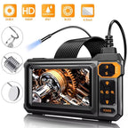 ndustrial Endoscope Camera 8mm HD1080P 4.3inch IPS Screen 16.5TF Pipe Inspection Camera for Car Repair IP67 Waterproof 8 LEDS