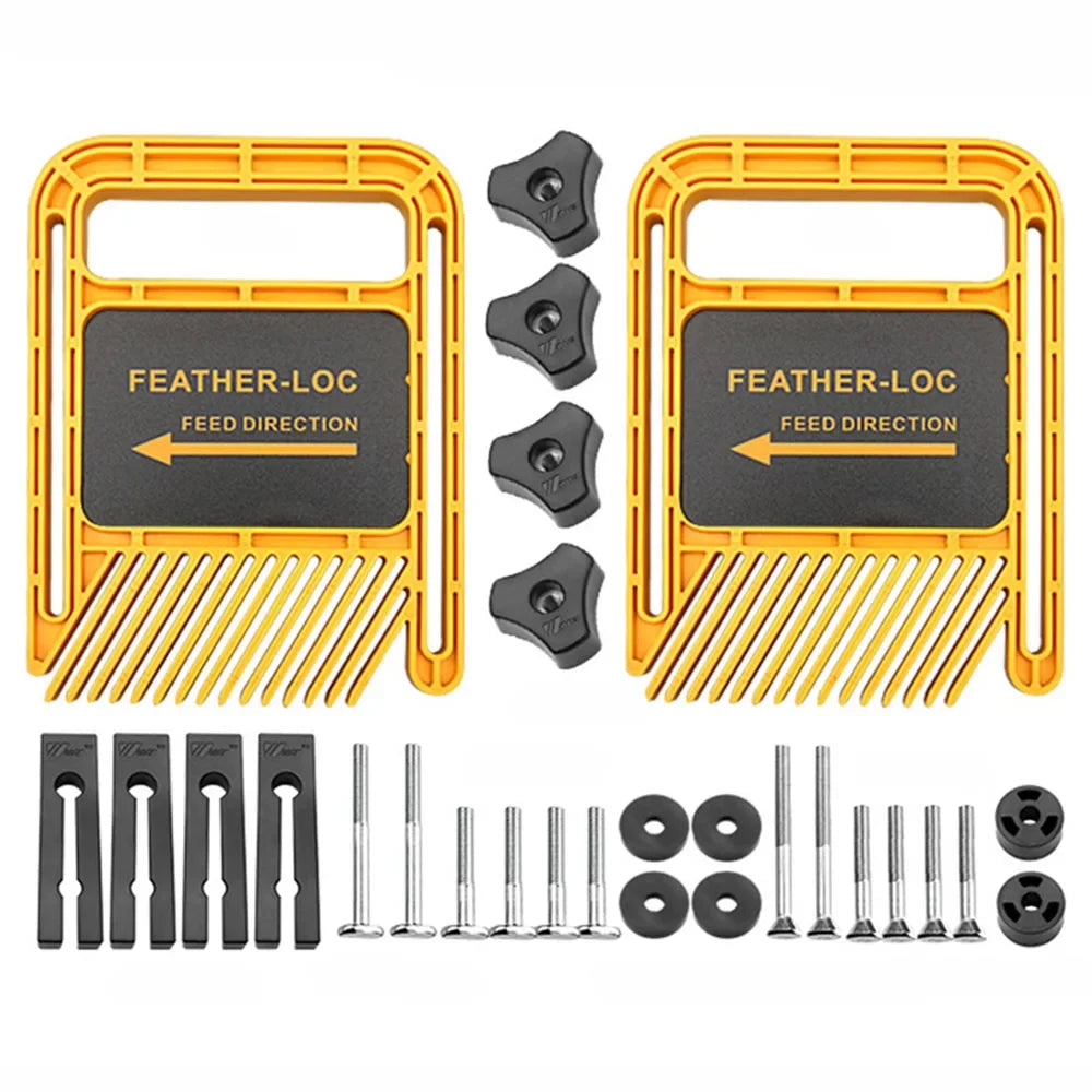 Multi-purpose Feather Loc Board Table Saw Safety Tools for Engraving Machine Double Featherboards Miter Gauge Slot Guide DIY