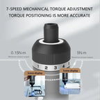 Kit de tournevis électriques Worx 4V WX242 : tournevis électriques sans fil intelligents, poignée rechargeable USB et 30 embouts. 