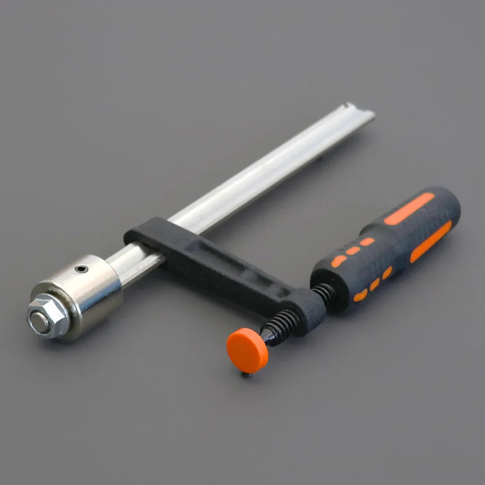 Serre-joint de bureau pour le travail du bois, à vis réglable, poignée et cliquet ajustable, pour outils d'établi. 