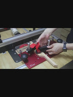 【Shipped from within the USA】Push Block Plate Inverted Wood Router Safety Electric Trimming Engraving Machine Push Fence for Router Table Right Angle Cutter