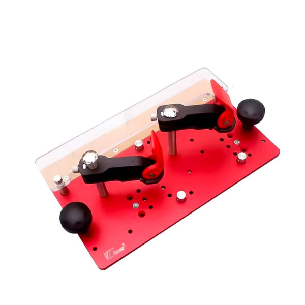 【Ships from US Warehouse】Push Block Plate Inverted Wood Router Safety Electric Trimming Engraving Machine Push Fence for Router Table Right Angle Cutter