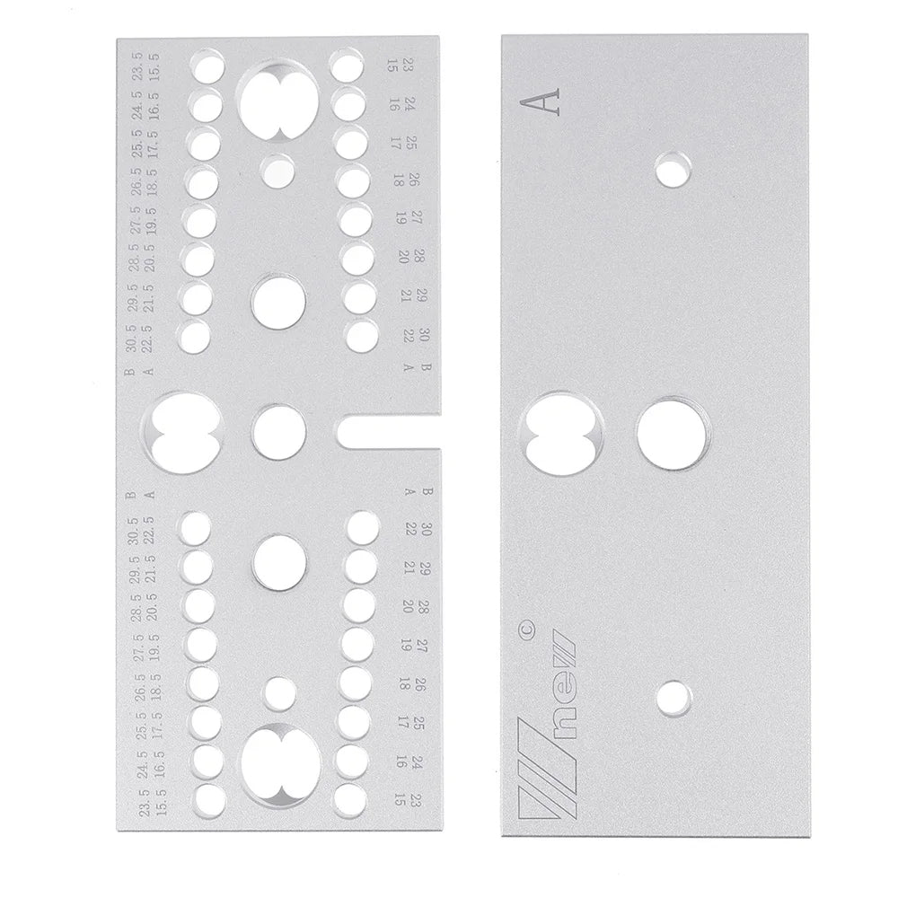 WNew Woodworking Drilling Locator 3 In 1 Aluminum Tenon Hole Puncher Hardware Tools Set Of Drills Carpentry Drill Accessories - Image 11