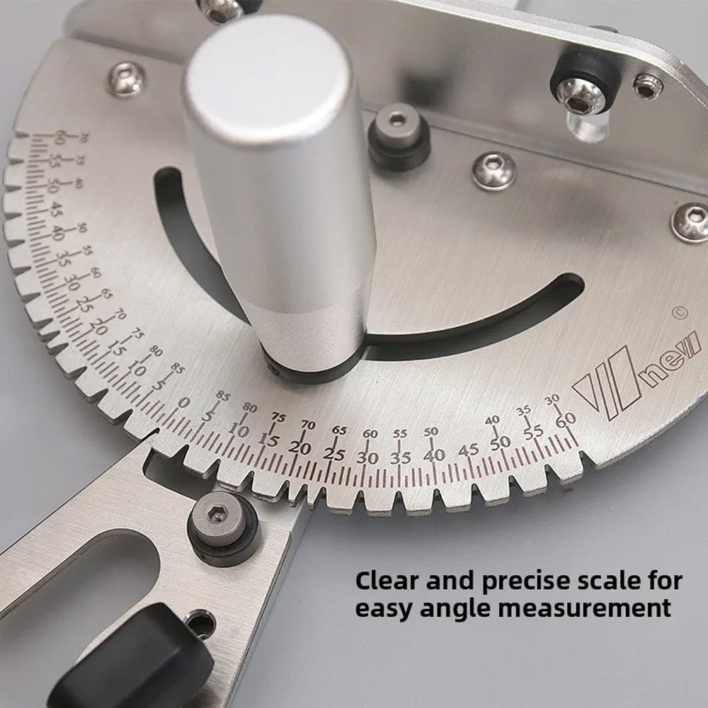 WNew Miter Gauge Fence With Track Stop Table Saw Router Woodworking Bench Tools Diy For Cutting Carpentry Squares Hand Tools - Image 5