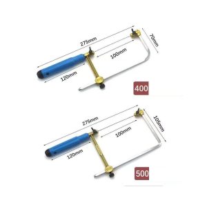 Adjustable Mini Hand Saw U Type Jeweler's Bow for Jewelry DIY Tools Woodwork Craft Set Blade