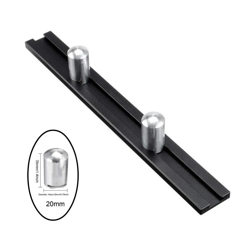 Woodworking Planing Stop Board Planing Baffle Workbench Positioning Fixing Clamp Aluminum Baffle Plate 19mm 20mm Bench Dogs - Image 8
