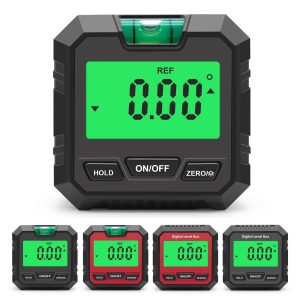 360 Degree Level Box Precision Digital Angle Protractor Universal Mini Digital Protractor Inclinometer Tester Measuring Tools