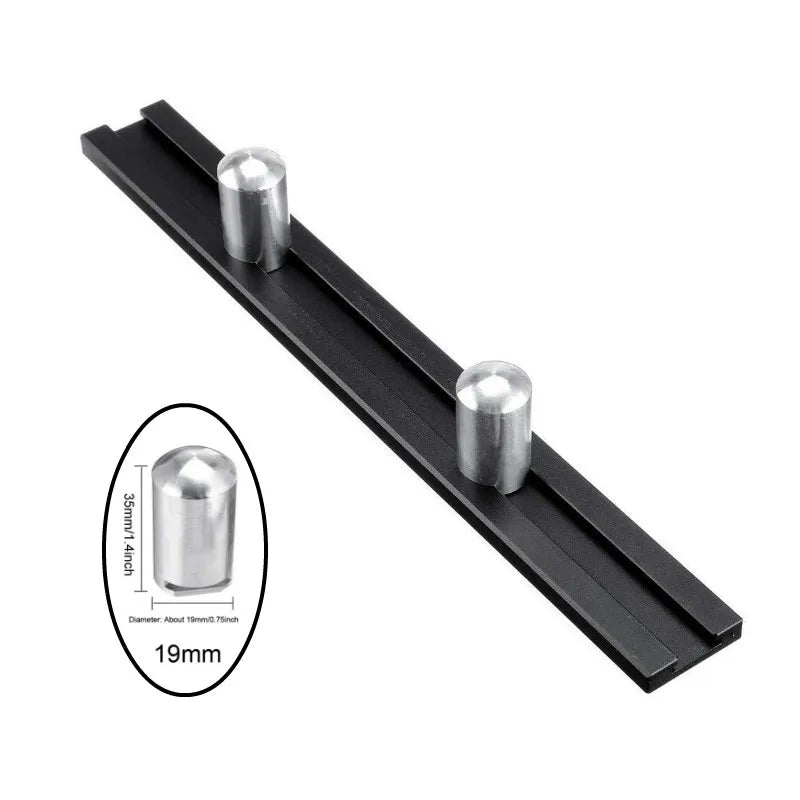 Woodworking Planing Stop Board Planing Baffle Workbench Positioning Fixing Clamp Aluminum Baffle Plate 19mm 20mm Bench Dogs - Image 7