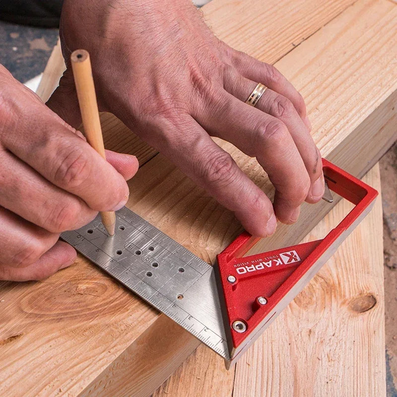 Multifunction Stainless Steel Carpenter Square Angle Marking Right Ruler Try Square Precision Tool For Joiner Carpenter Wood - Image 5
