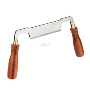 Tree Peeling Knife Carpenter Edge Trimming HSS Straight Draw Knife Woodworking Handmade Bark Scraper Making Blank Shovel Planer