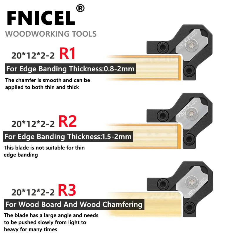 Chamfer Planer-Woodworking Edge Banding Corner Arc Trimming Tool - Quick Edge Deburring Manual Fillet Scraper - Image 15