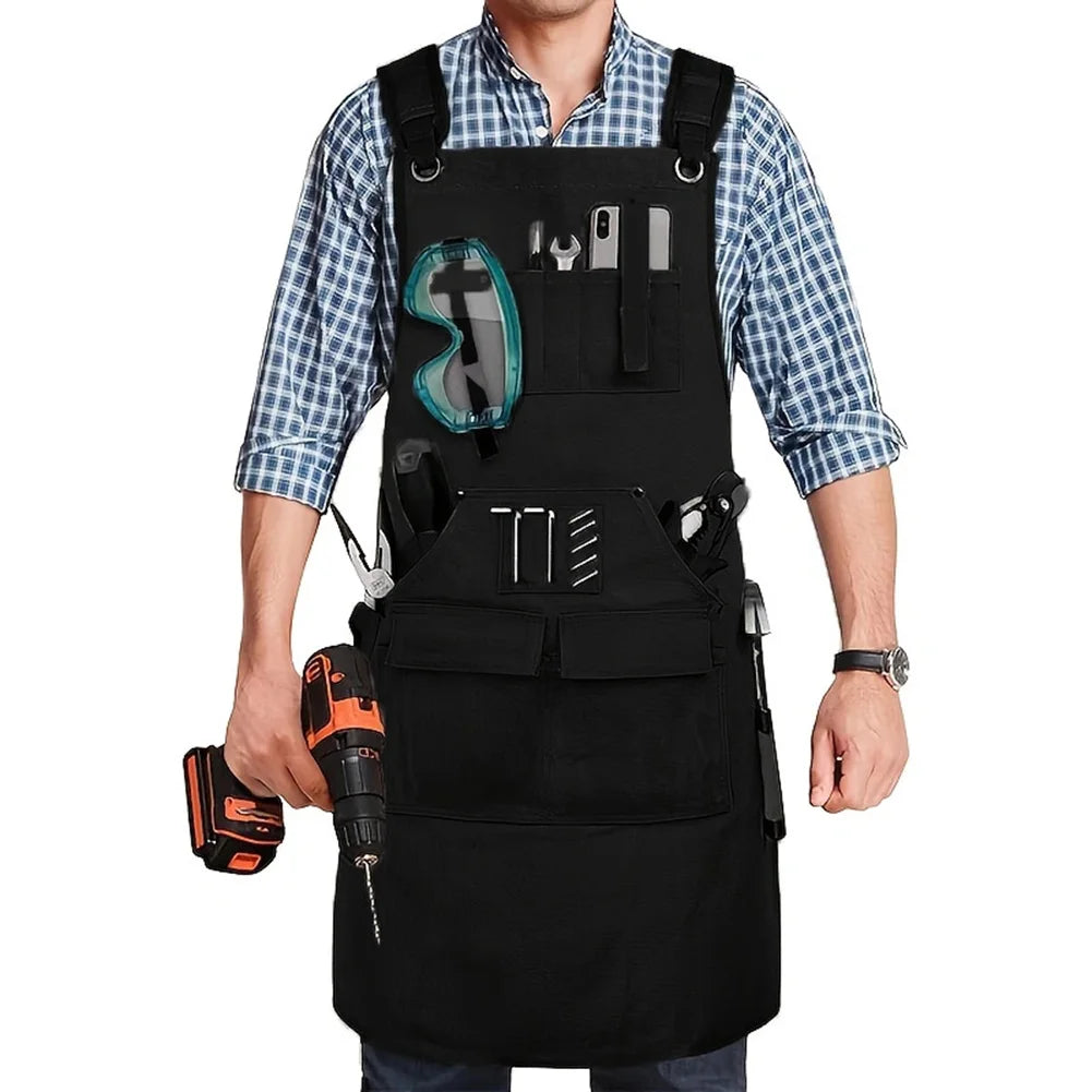 For Woodworking Workbench Apron Welding Work Work Safety Apron Heavy-duty Apron Construction Site Apron For Blacksmiths Work Protects From Hot Sparks - Image 6