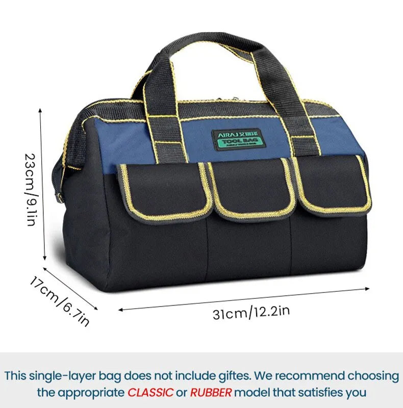AIRAJ Multifunctional Tool Bags 1680D Oxford Cloth Electrician Bags Waterproof and Wear-Resistant High Capacity Storage Bags - Image 7