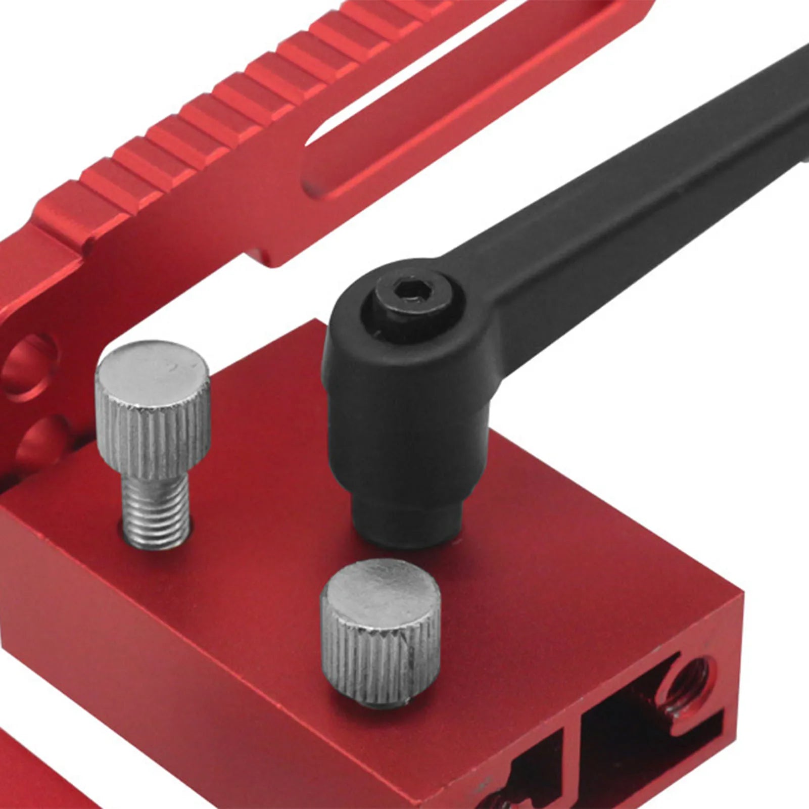 Stop Fence Stop Fence Stop Aluminum Alloy T Track Limit Stop Type 75 Accessory for Woodworking T Track Fence Stop - Image 5