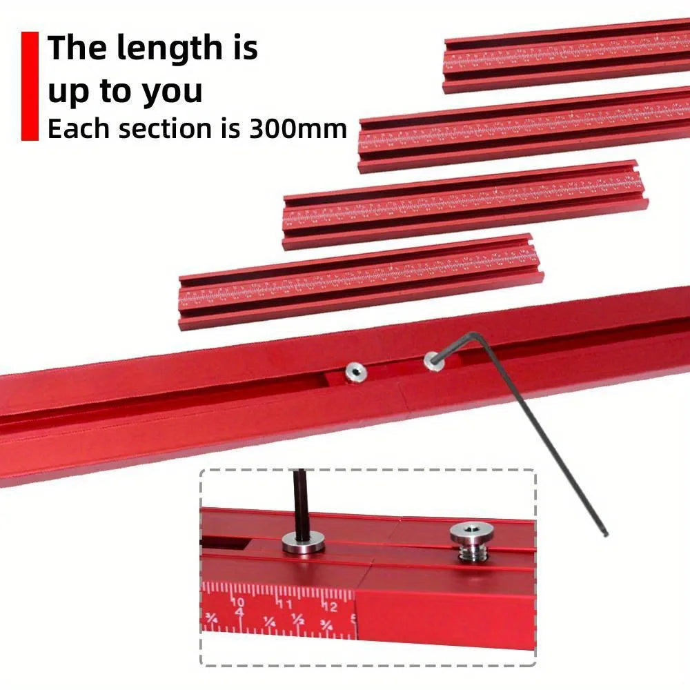 Repeat-Cutting Parallel Rail Guide System for Festool & Makita Circular Saw Tracks - Aluminum Alloy Track Saw Rail Angle Clamp - Image 12