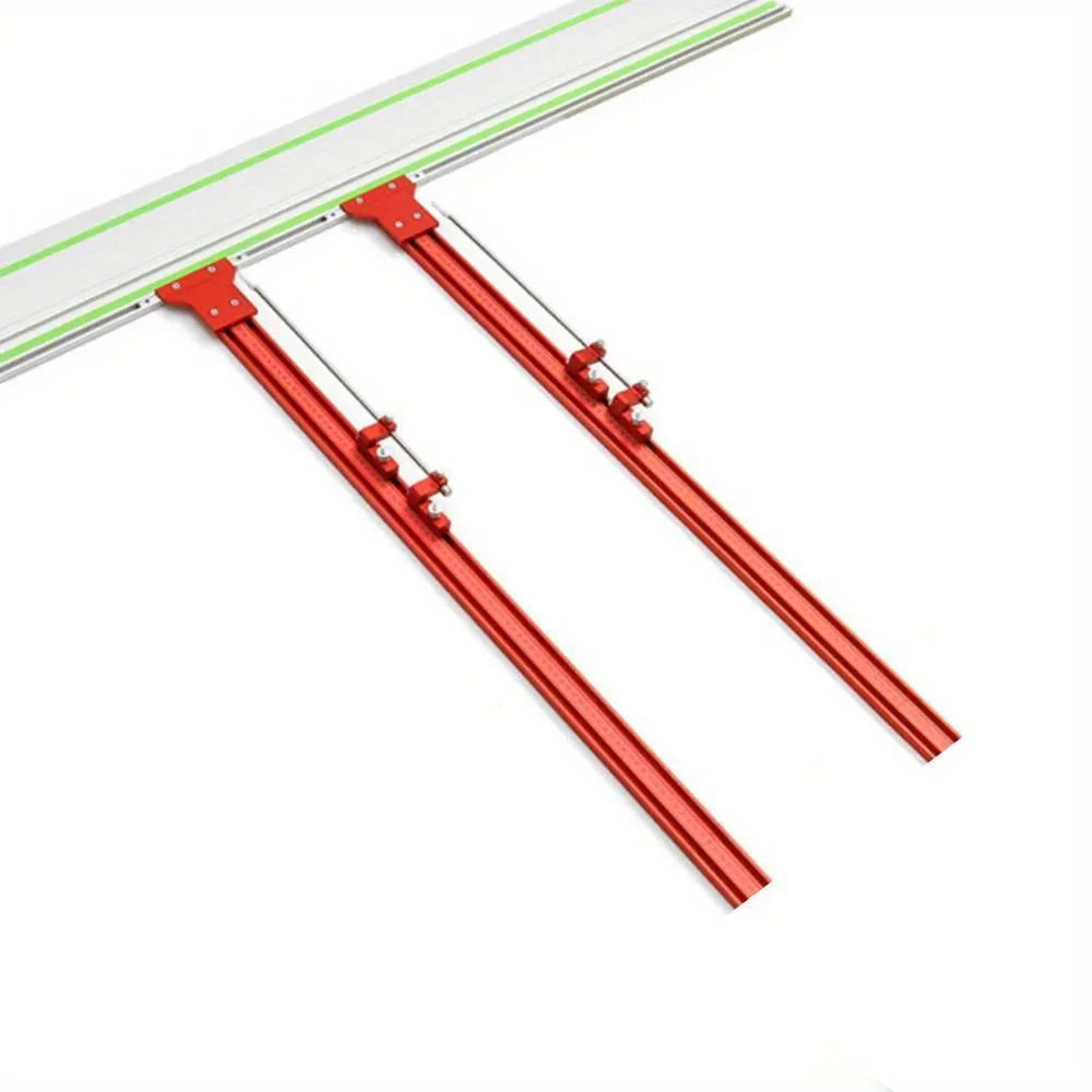 Repeat-Cutting Parallel Rail Guide System for Festool & Makita Circular Saw Tracks - Aluminum Alloy Track Saw Rail Angle Clamp - Image 4