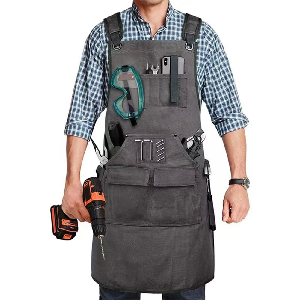 For Woodworking Workbench Apron Welding Work Work Safety Apron Heavy-duty Apron Construction Site Apron For Blacksmiths Work Protects From Hot Sparks - Image 3
